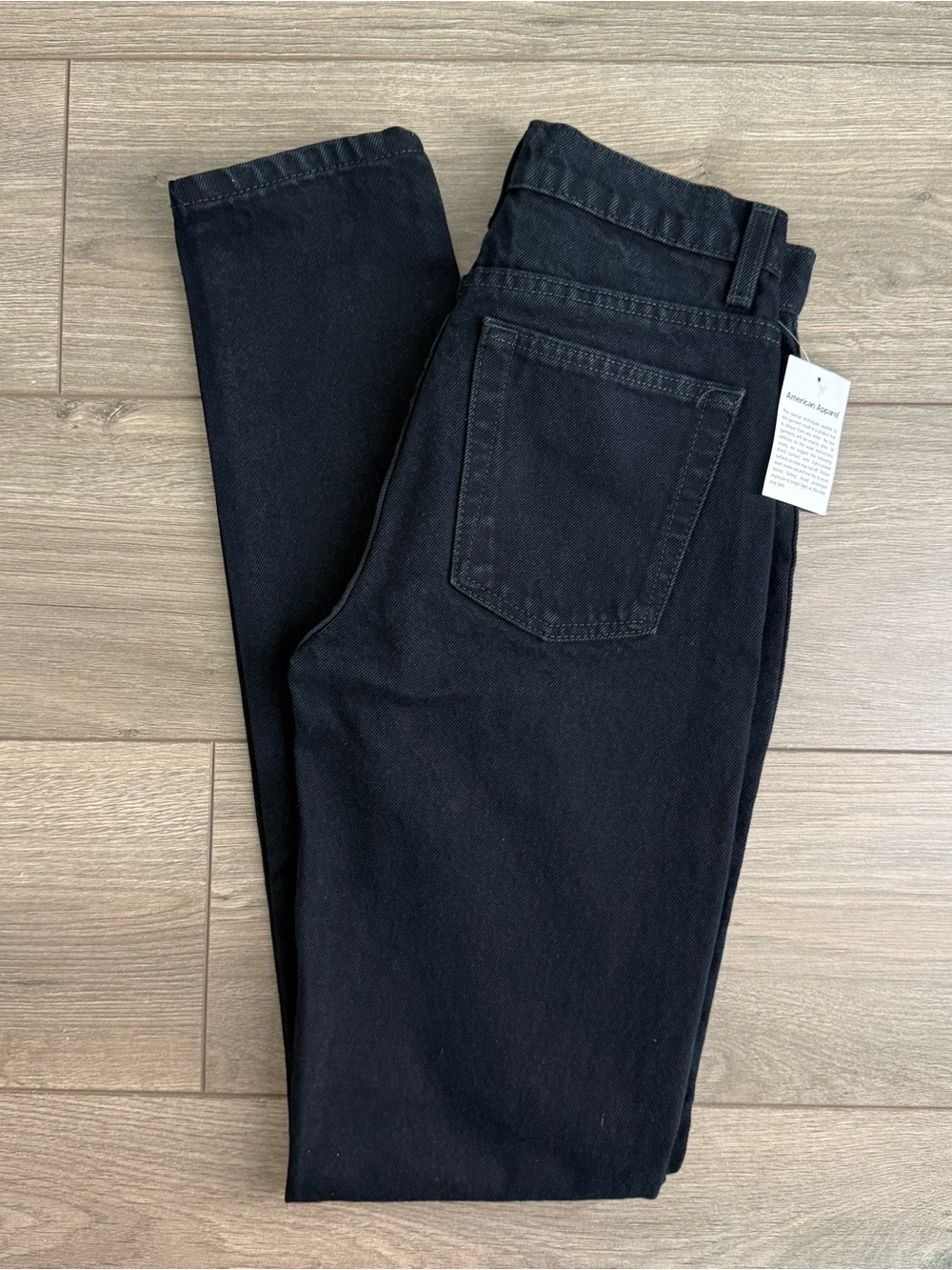 American Apparel Women's High-Rise Jeans — Black